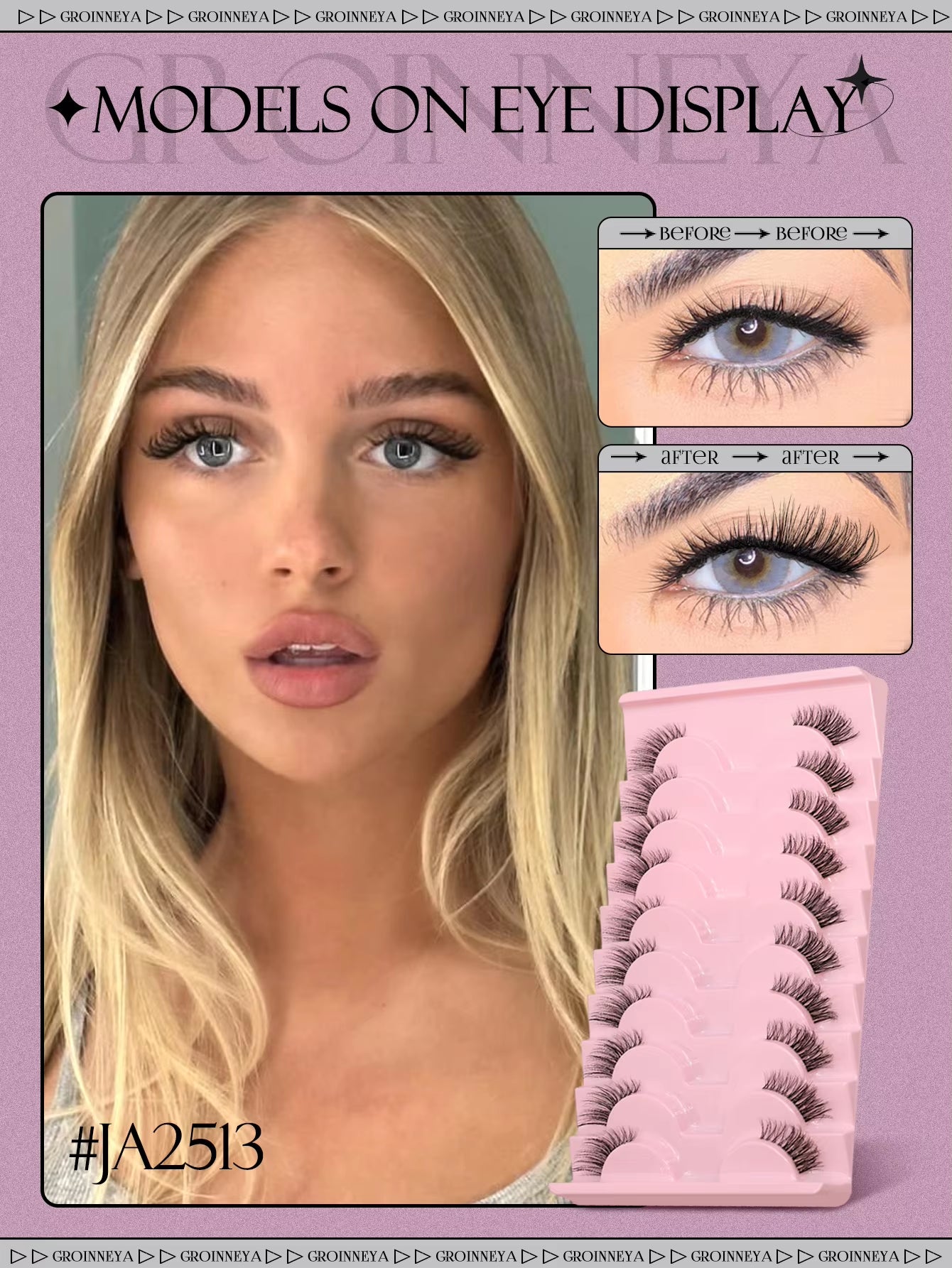 Half Lashes Half Lashes Soft Natural Clear Band Lashes Natural Look Faux Mink Wispy Mink Eyelashes Extension Makeup